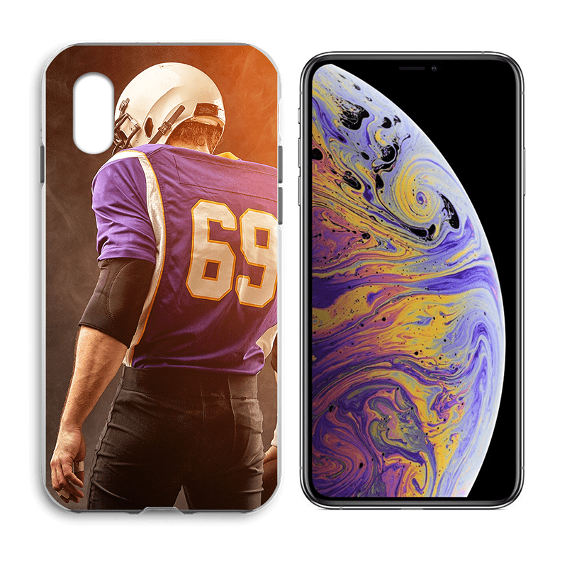 iPhone XS - Custom Liquid Silicone Hard  Case | iPhone XS Case | iPhone XS Hard Case