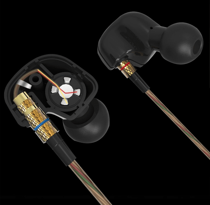 KZ Acoustics ATR Wired Earphones with Microphone Awesome Bass | ATR Wired Earphones | KZ Acoustics Earphones